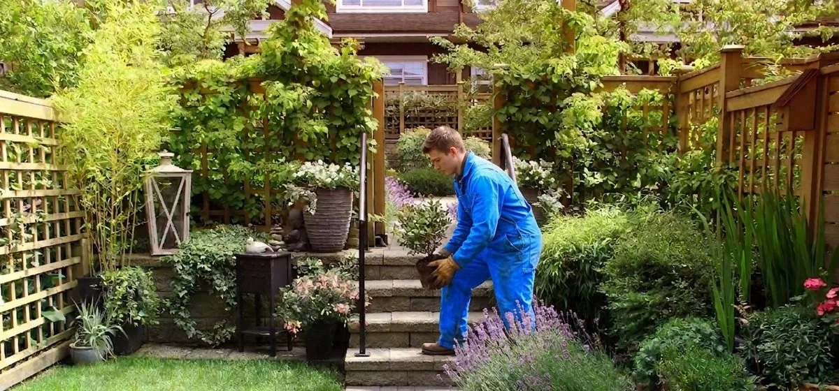 Gartenhilfe, gebucht über Werkara